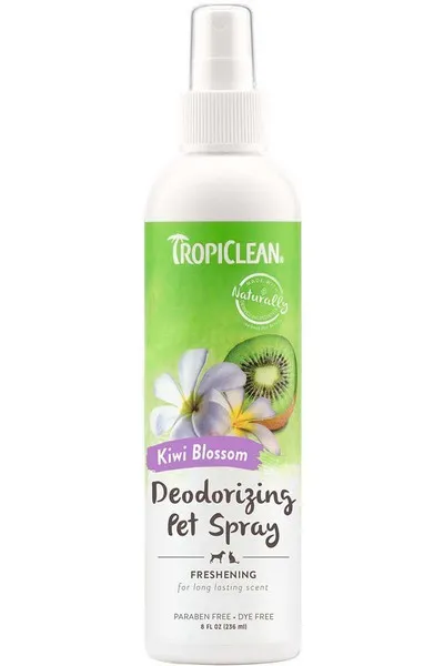 8 oz. Tropiclean Kiwi Blossom Deodorizing Pet Spray - Health/First Aid